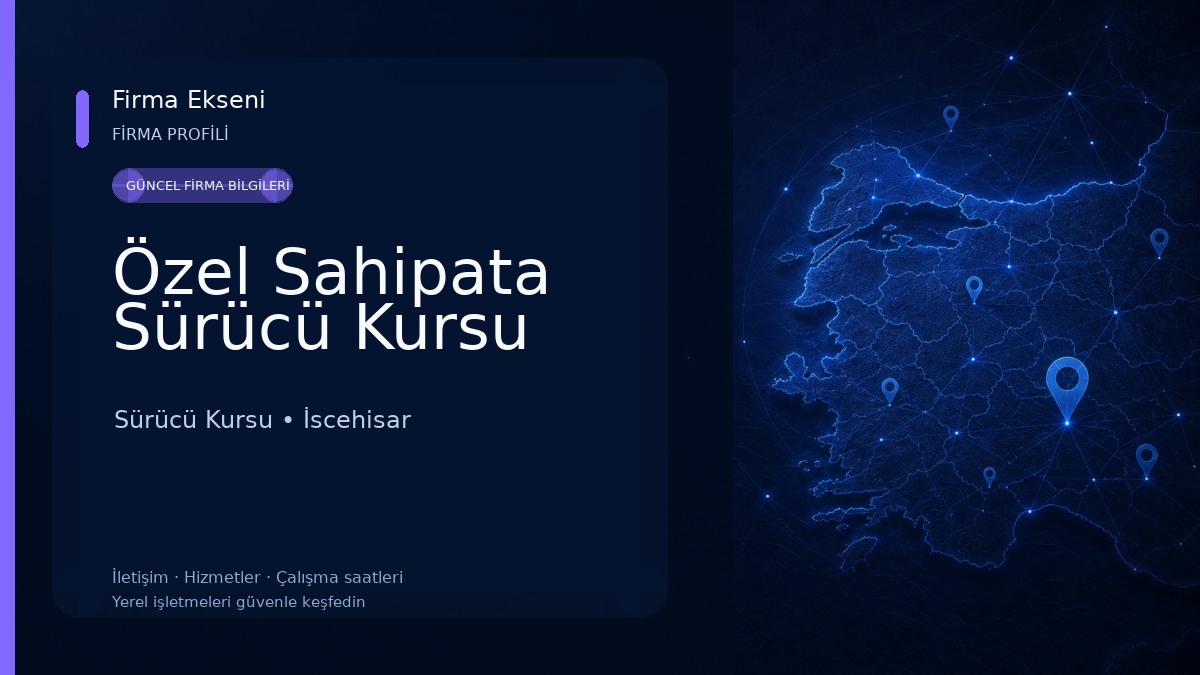 Özel Sahipata Sürücü Kursu 