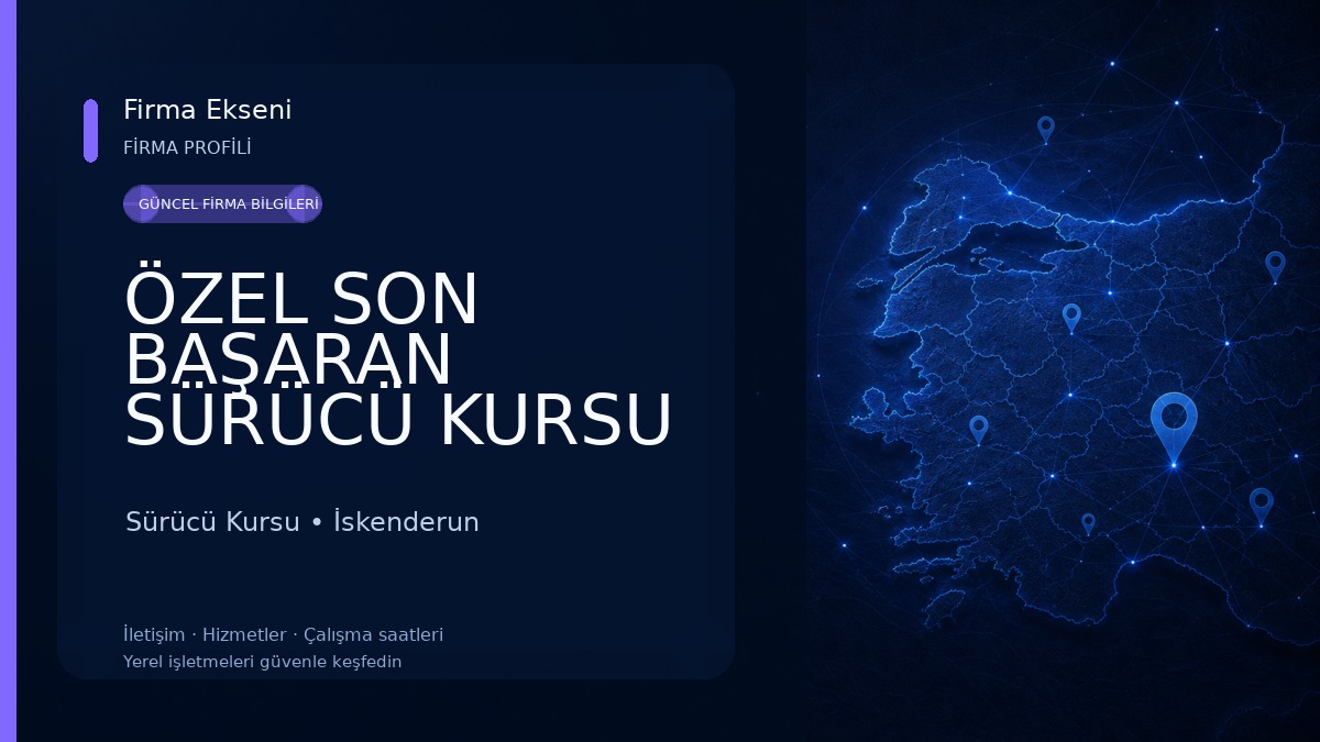 ÖZEL SON BAŞARAN SÜRÜCÜ KURSU