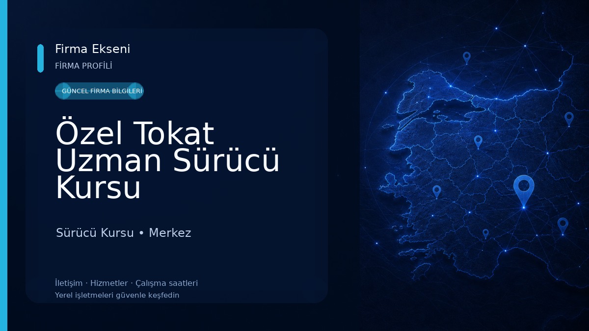 Özel Tokat Uzman Sürücü Kursu