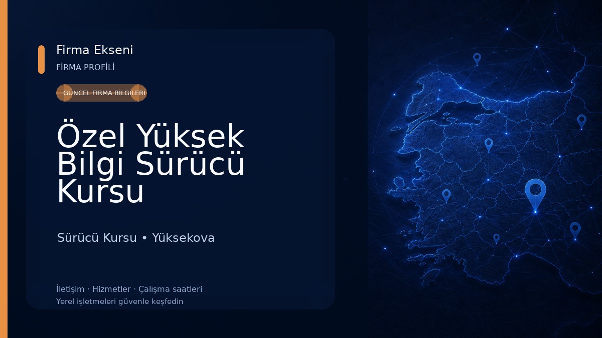 Özel Yüksek Bilgi Sürücü Kursu 