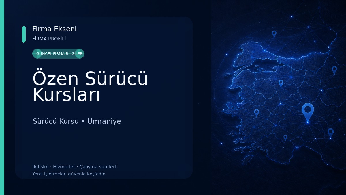 Özen Sürücü Kursları Sürücü Kursu
