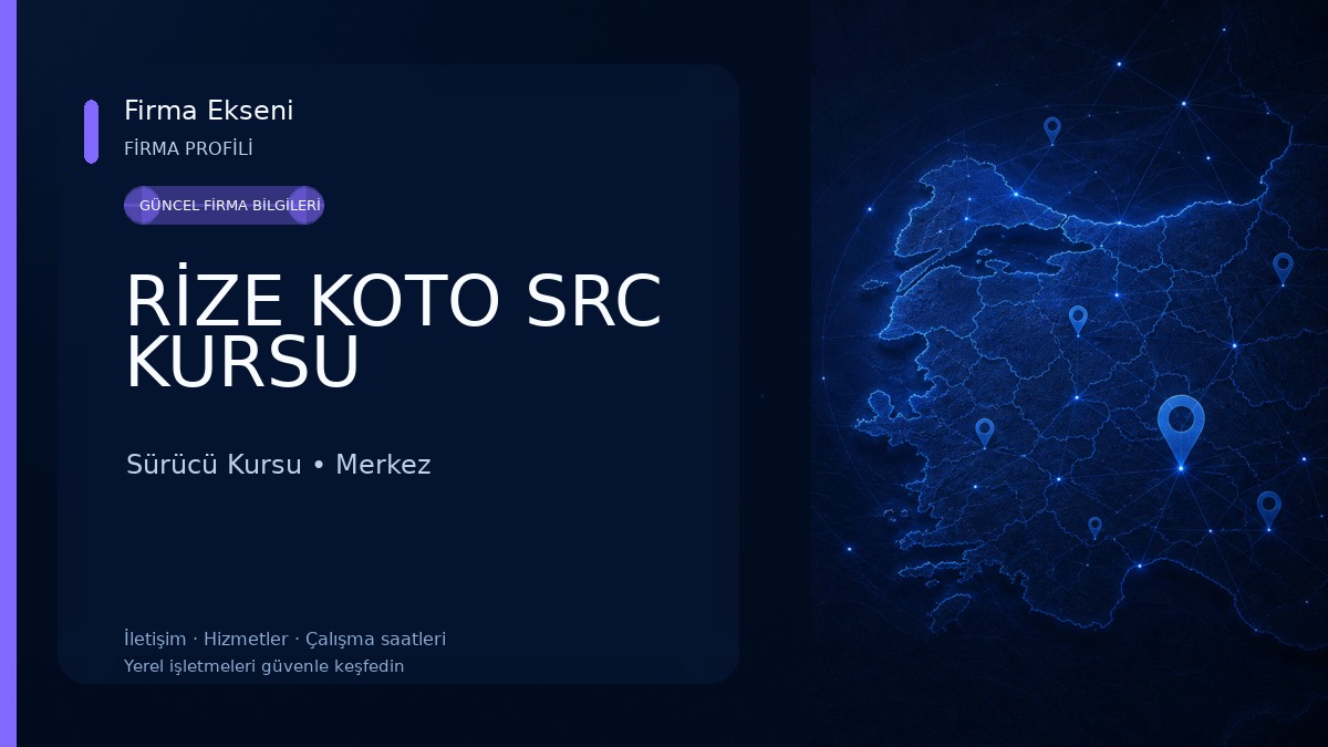 RİZE KOTO SRC KURSU 