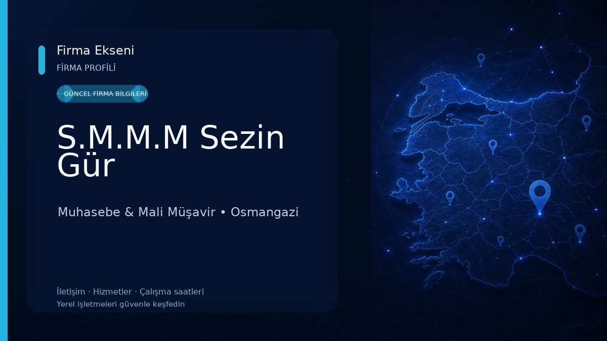 S.M.M.M Sezin Gür Muhasebe & Mali Müşavir