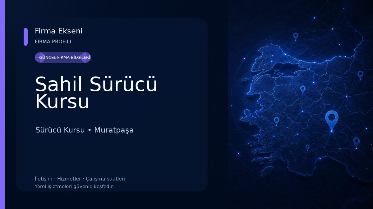 Sahil Sürücü Kursu Sürücü Kursu