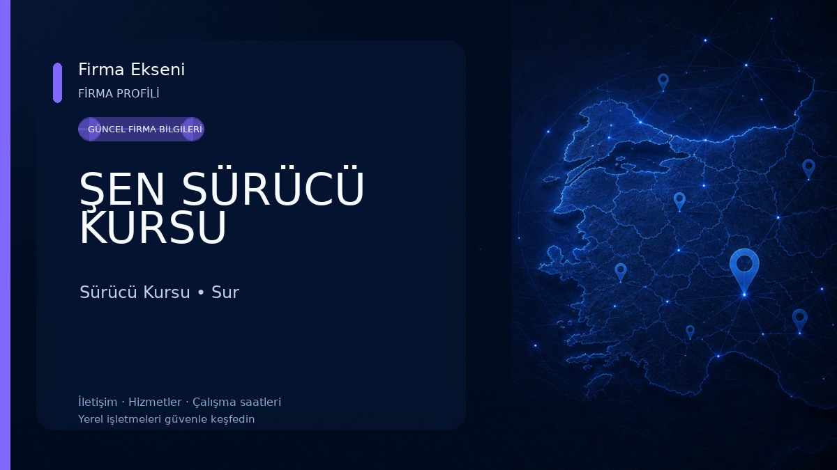 ŞEN SÜRÜCÜ KURSU Sürücü Kursu