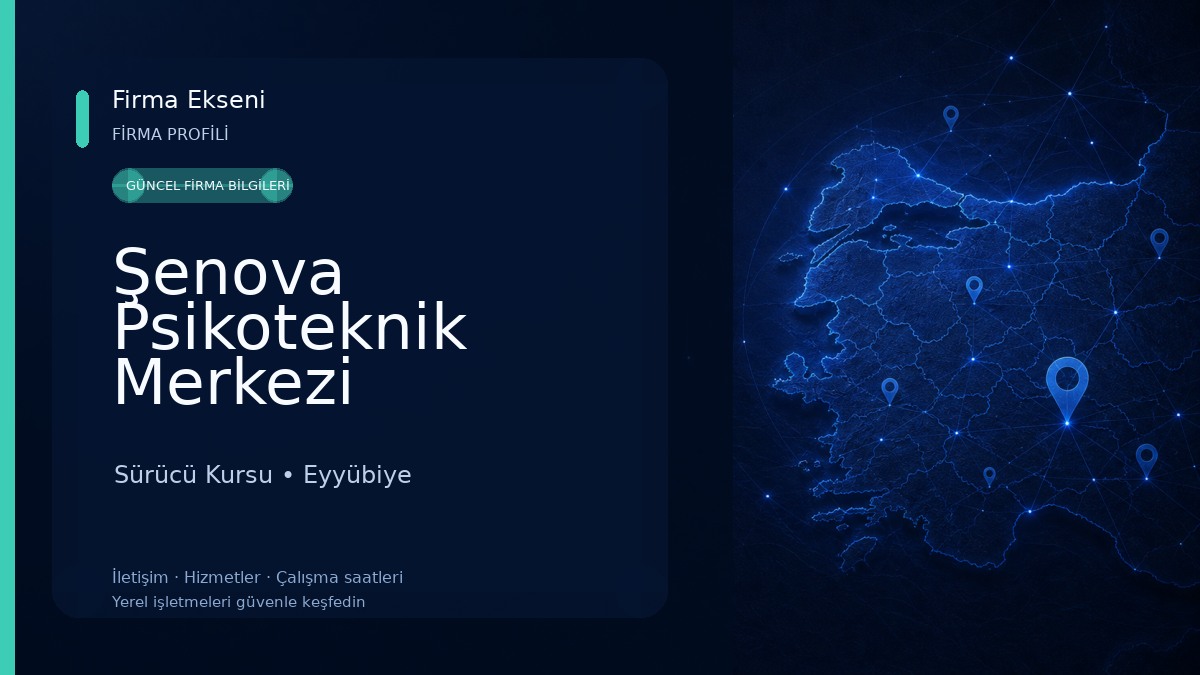 Şenova Psikoteknik Merkezi Sürücü Kursu