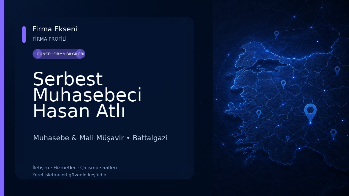 Serbest Muhasebeci Hasan Atlı Muhasebe & Mali Müşavir