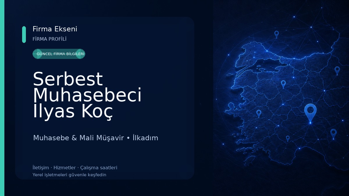 Serbest Muhasebeci İlyas Koç 