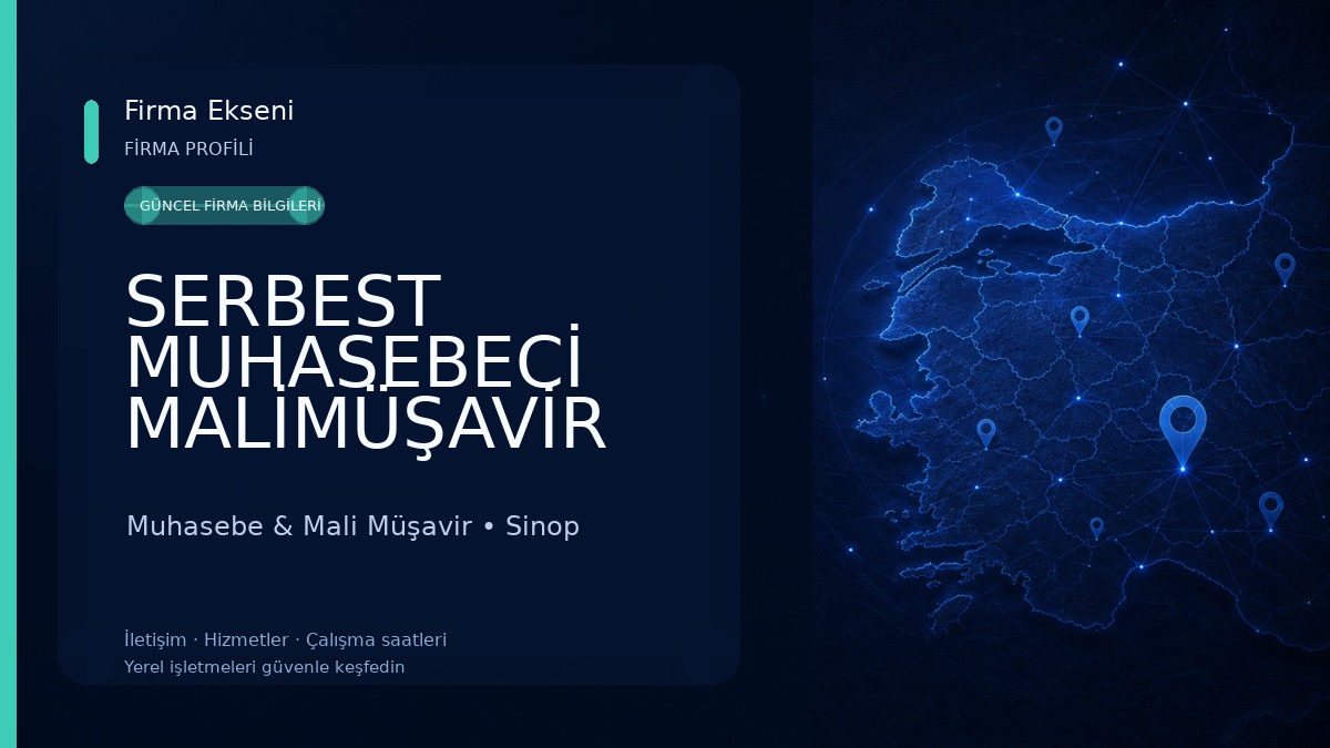 SERBEST MUHASEBECİ MALİMÜŞAVİR EMRE ŞEN Muhasebe & Mali Müşavir