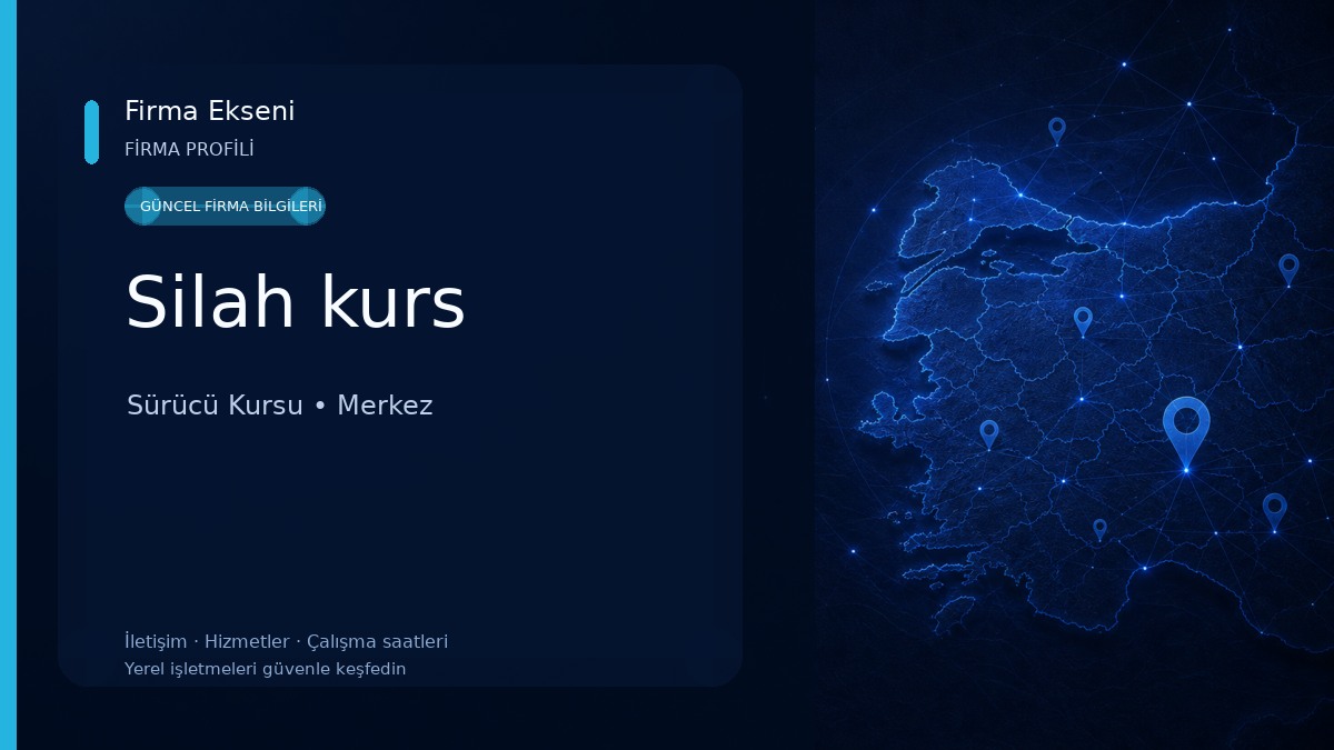 Silah kurs Sürücü Kursu