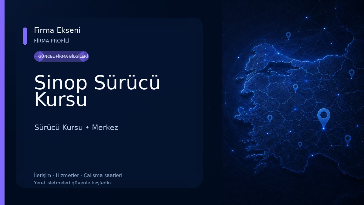 Sinop Sürücü Kursu 