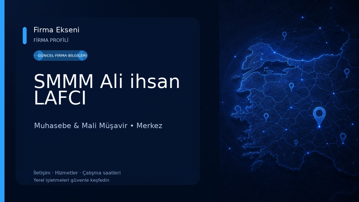 SMMM Ali ihsan LAFCI 