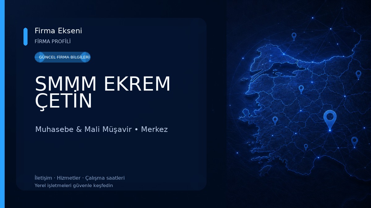 SMMM EKREM ÇETİN 