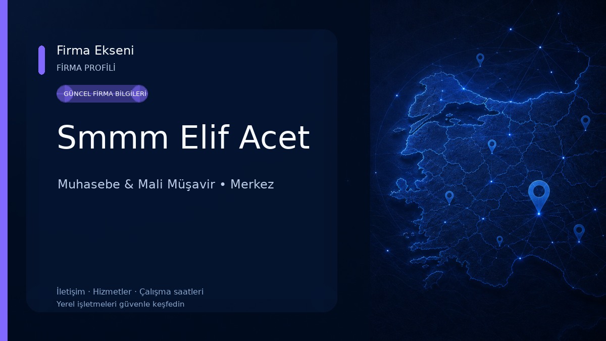 Smmm Elif Acet 