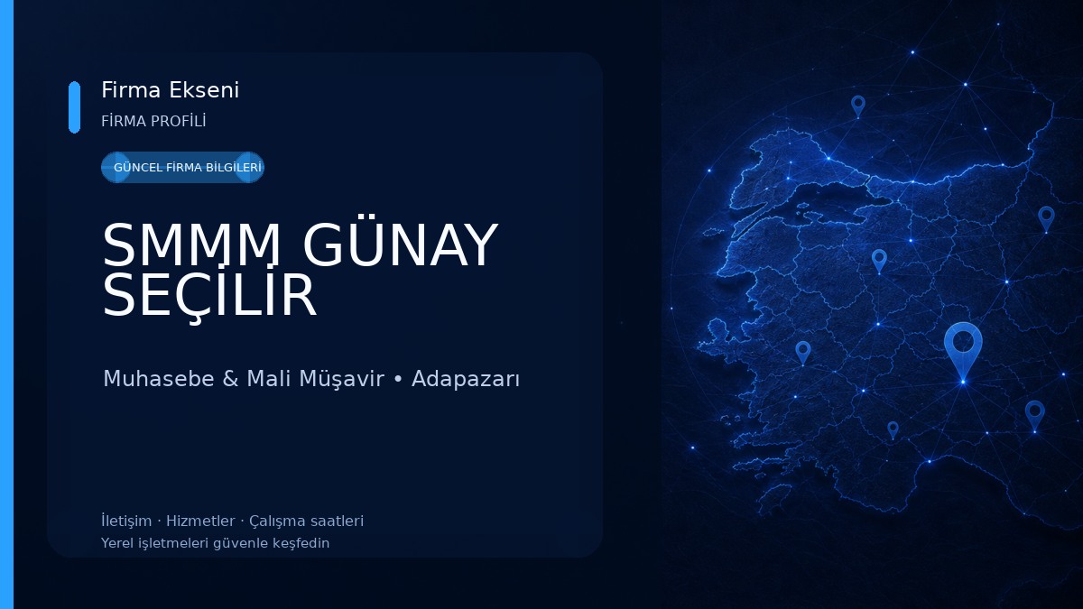 SMMM GÜNAY SEÇİLİR Muhasebe & Mali Müşavir