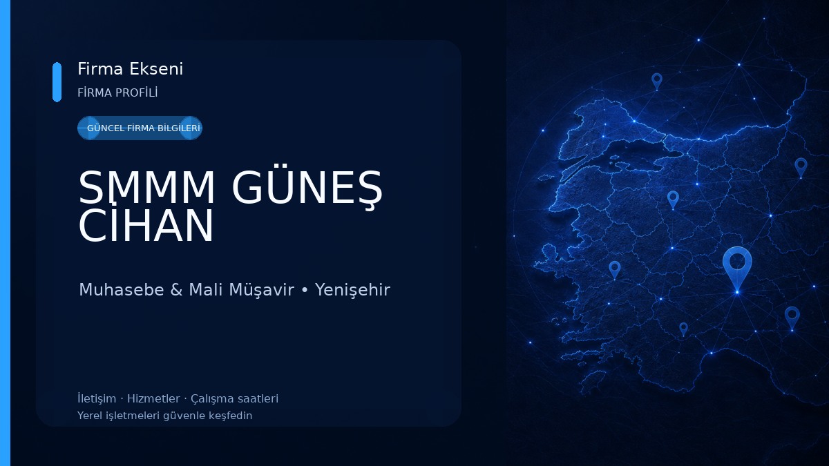 SMMM GÜNEŞ CİHAN Muhasebe & Mali Müşavir