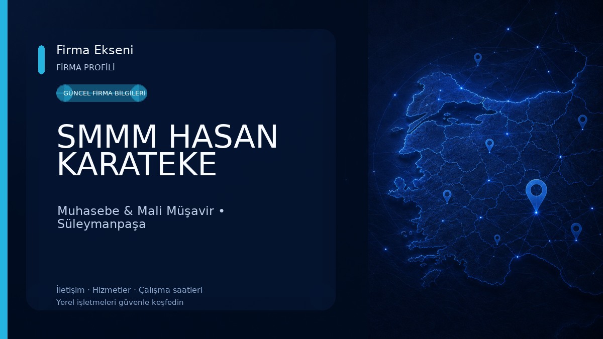 SMMM HASAN KARATEKE Muhasebe & Mali Müşavir