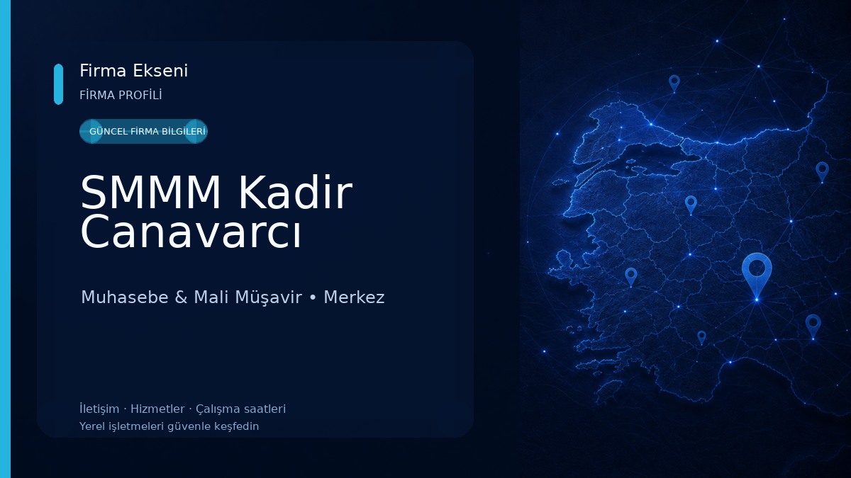 SMMM Kadir Canavarcı 