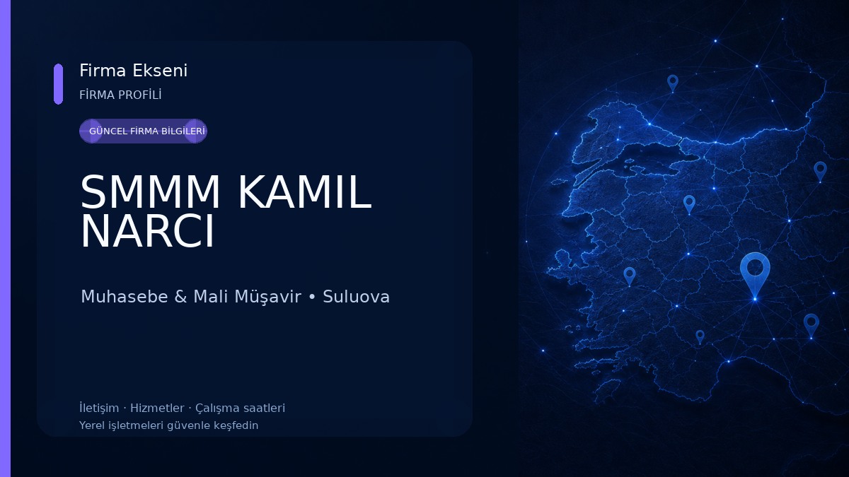 SMMM KAMIL NARCI Muhasebe & Mali Müşavir