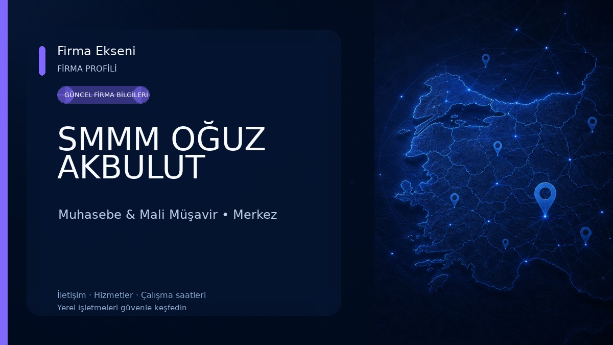SMMM OĞUZ AKBULUT 