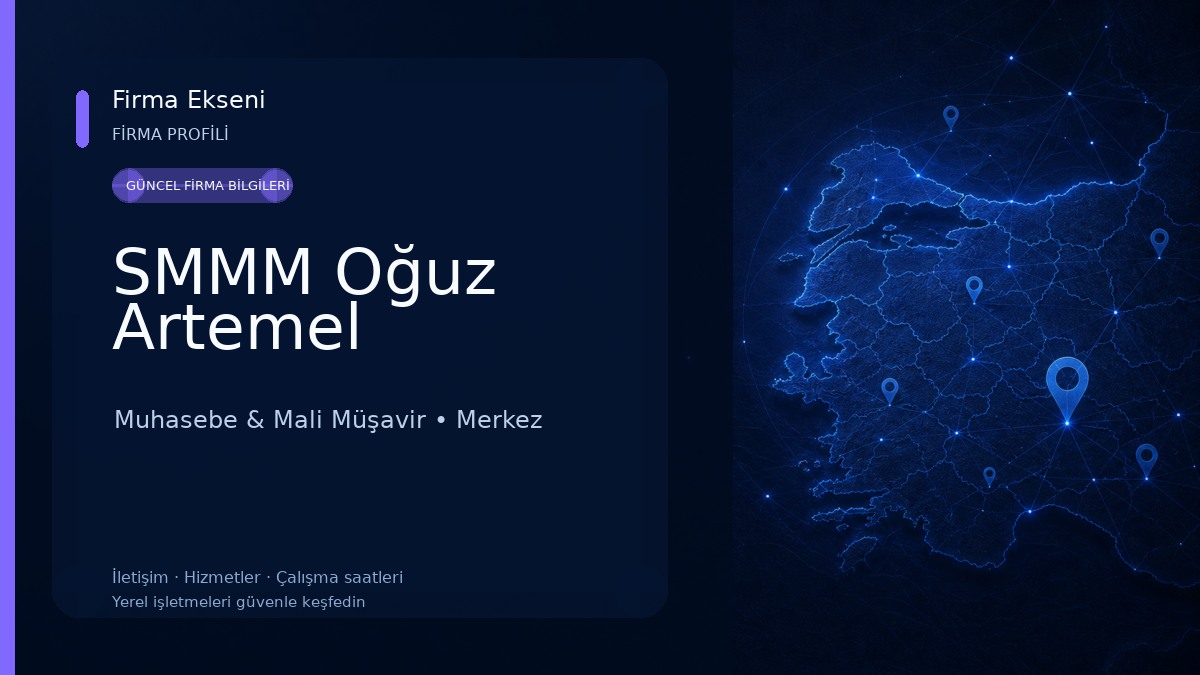 SMMM Oğuz Artemel