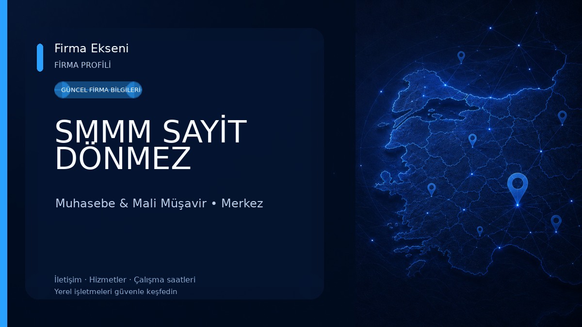 SMMM SAYİT DÖNMEZ 