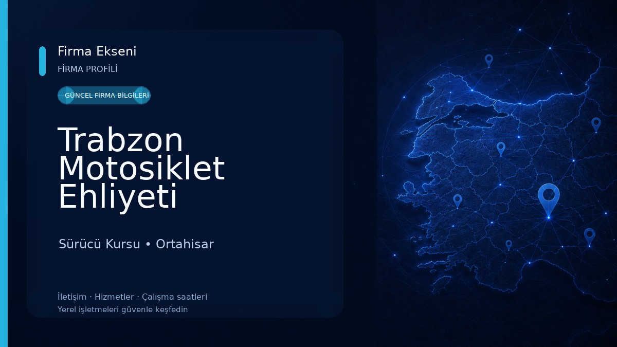 Trabzon Motosiklet Ehliyeti