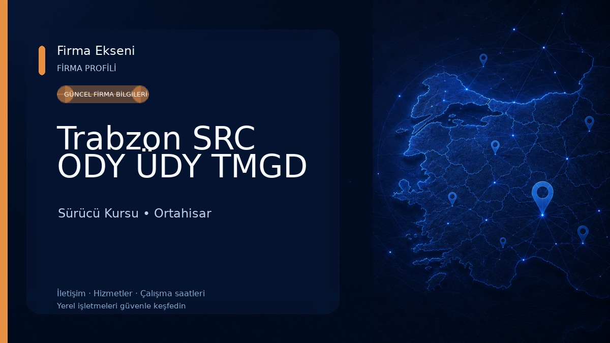 Trabzon SRC ODY ÜDY TMGD 