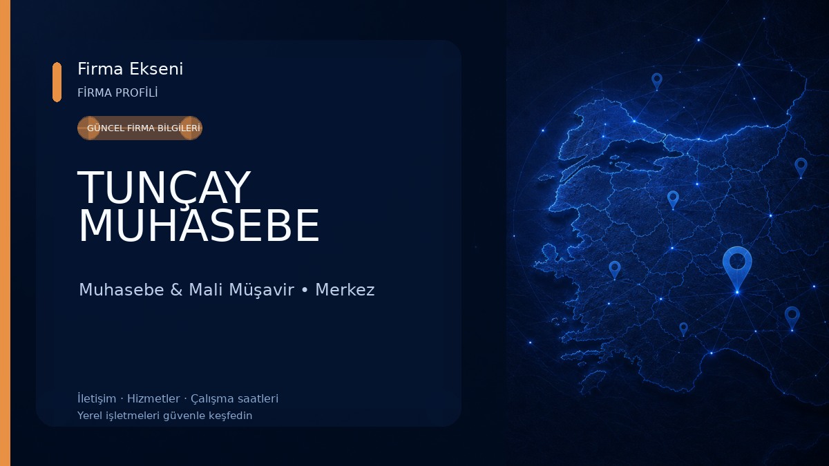 TUNÇAY MUHASEBE 