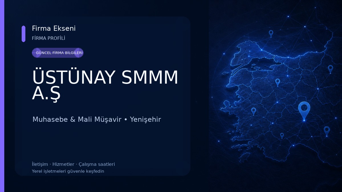 ÜSTÜNAY SMMM A.Ş