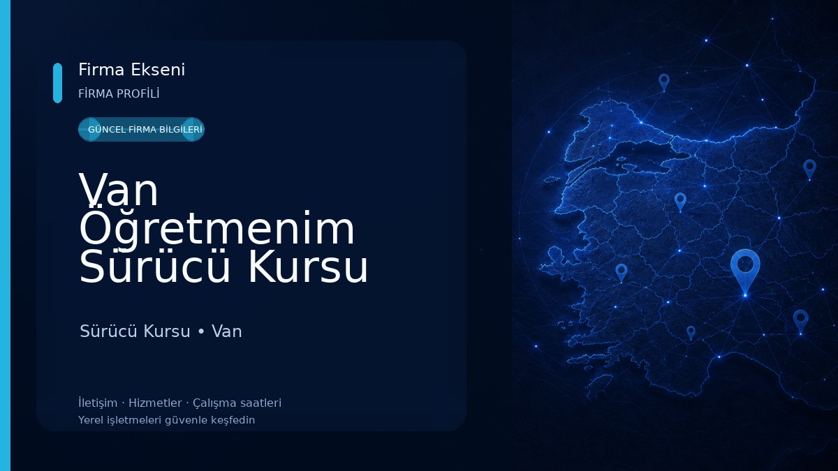 Van Öğretmenim Sürücü Kursu