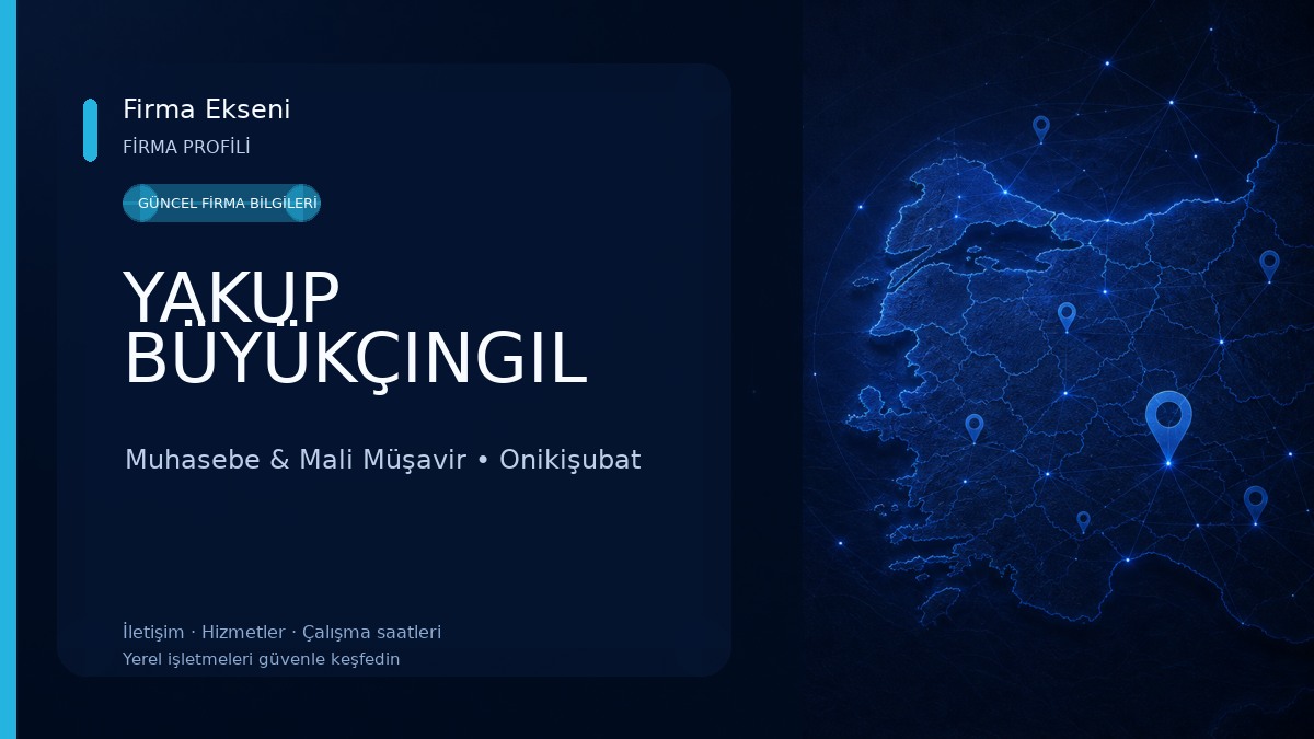 YAKUP BÜYÜKÇINGIL Muhasebe & Mali Müşavir