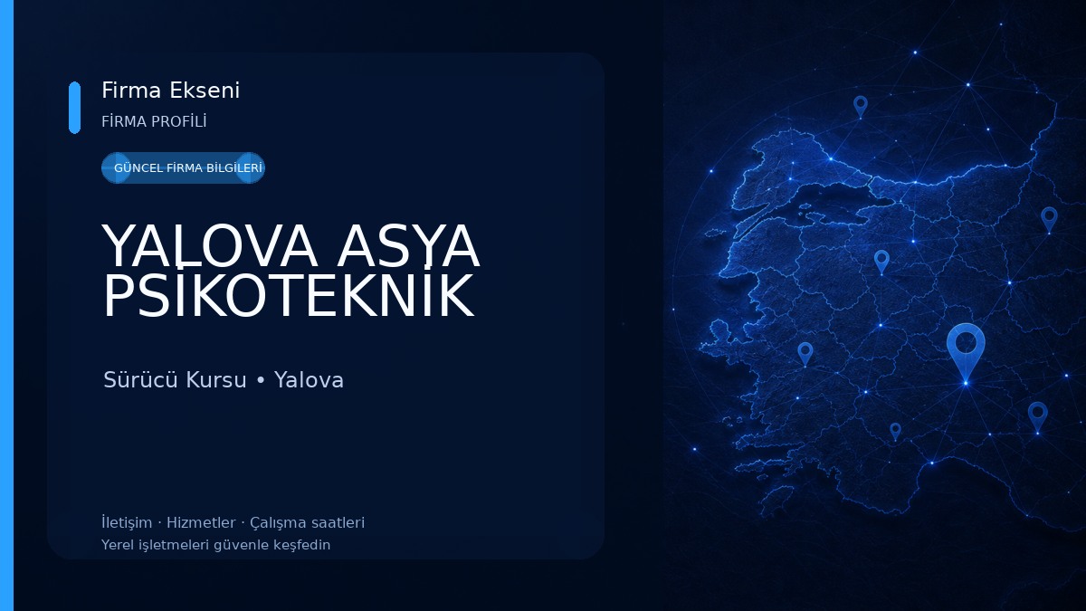 YALOVA ASYA PSİKOTEKNİK 
