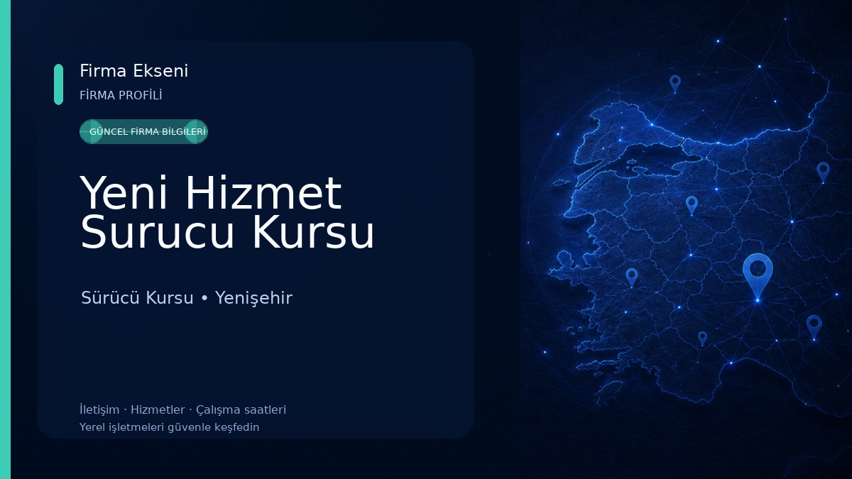 Yeni Hizmet Surucu Kursu Sürücü Kursu